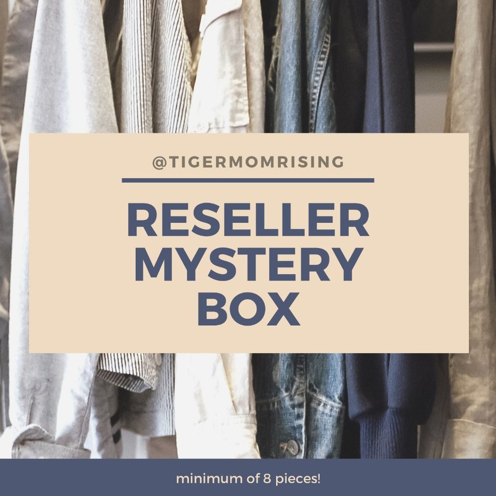 8+ Piece Mystery Box for Resellers! Mixed sizes.
